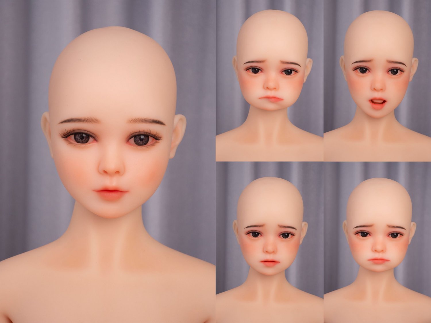 AXBDOLL Head Only A09 Jaw Movable - 点击图片关闭