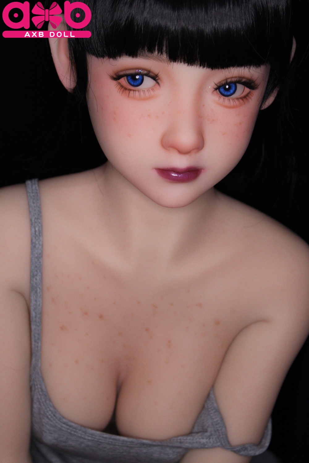 AXBDOLL 130cm A133# TPE Big Breast Love Doll With Fredkle Makeup - 点击图片关闭